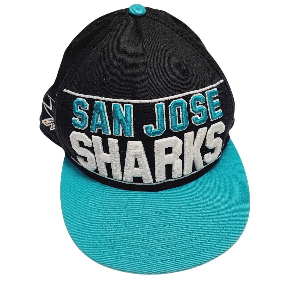 San Jose Sharks New Era Snapback One Size Fits Most NHL Hockey Big Letters